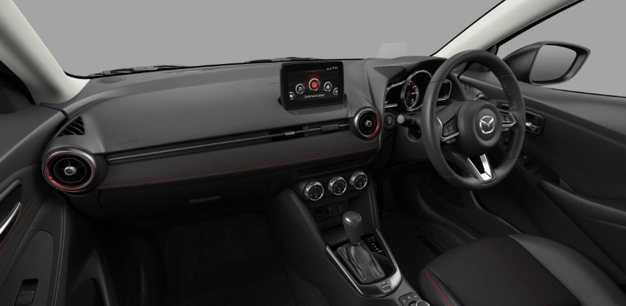 ภายในรถเก๋ง Mazda 2