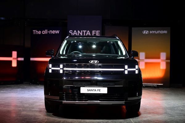 The all-new SANTA FE 2025 ภายนอก สีดำ