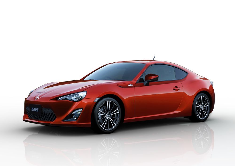 มิติตัวถังของ Toyota 86 GT