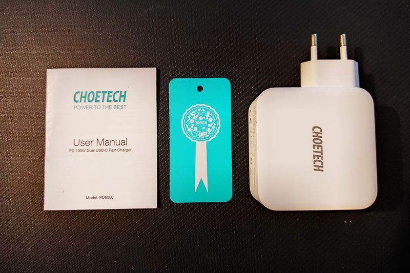 Unboxing Choetech 100W GaN Dual USB-C Charger
