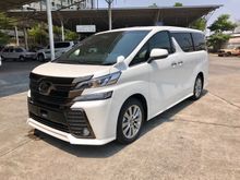 2017 Toyota Vellfire (ปี 15-18) ZA EDITION GOLDEN EYES 2.5 AT Van