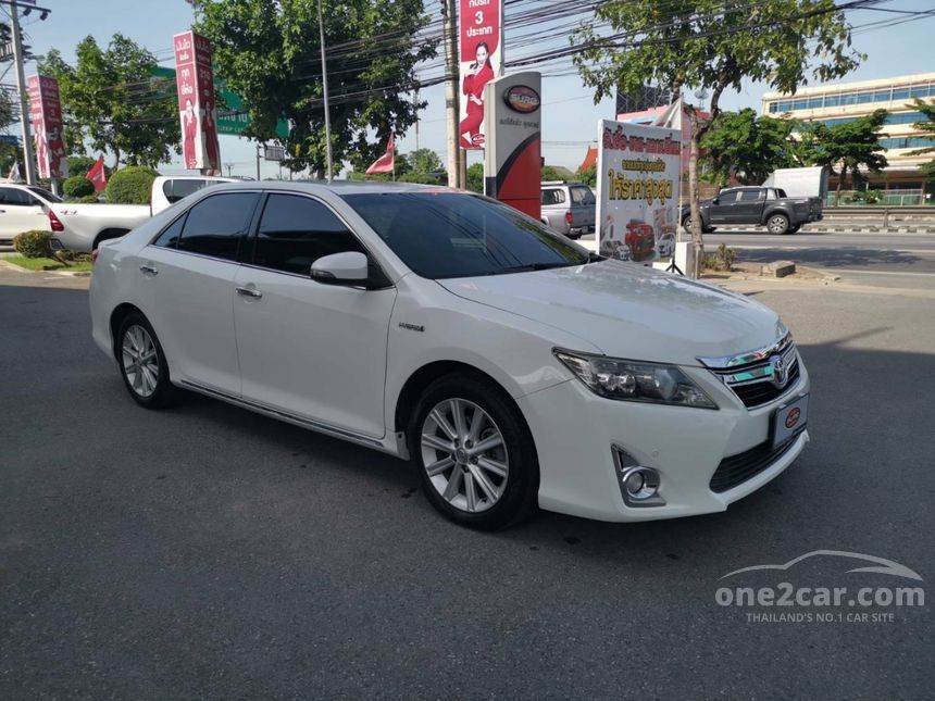Toyota Camry 2013 Hybrid 2.5 in กรุงเทพและปริมณฑล Automatic Sedan สีขาว