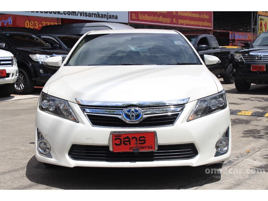Toyota Camry 2013 Hybrid 2.5 in กรุงเทพและปริมณฑล Automatic Sedan สีขาว