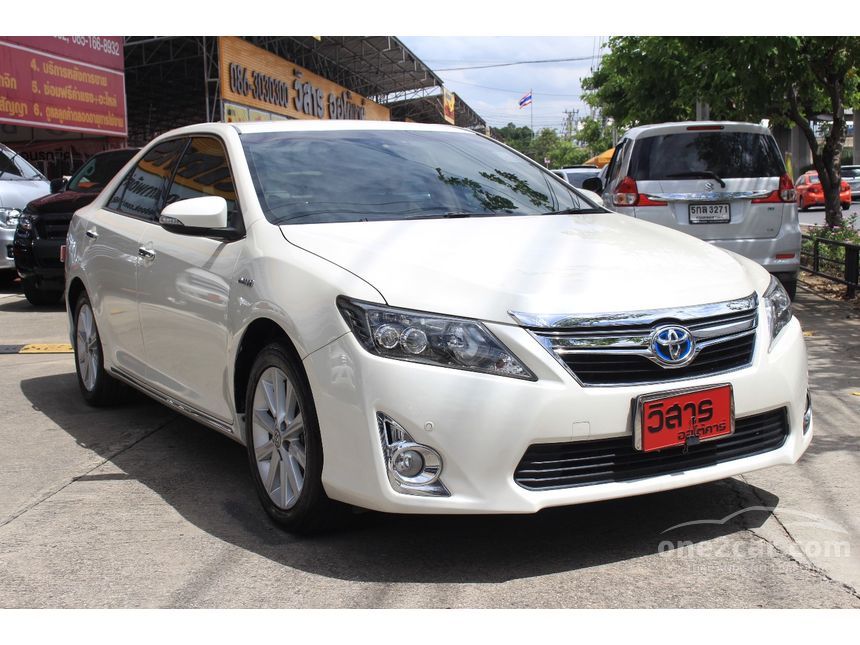 Toyota Camry 2013 Hybrid 2.5 in กรุงเทพและปริมณฑล Automatic Sedan สีขาว