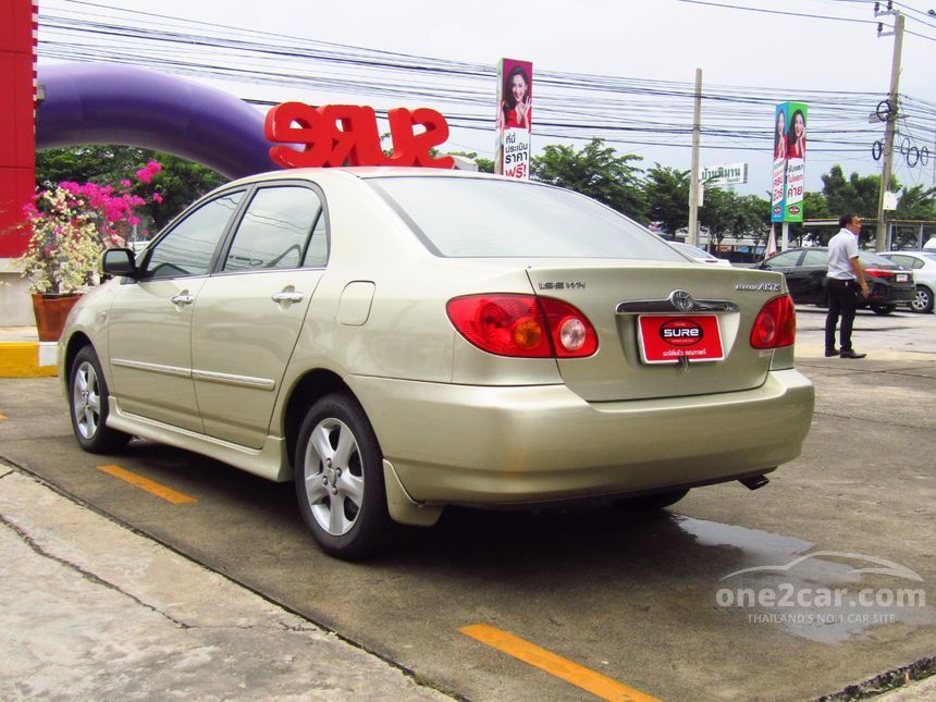 Toyota Corolla Altis 2001 E 1.6 in กรุงเทพและปริมณฑล Automatic Sedan สี ...
