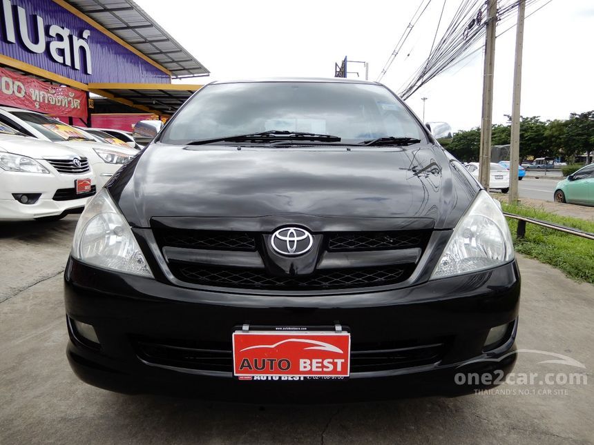 Toyota Innova 2008 G 2.0 in กรุงเทพและปริมณฑล Automatic Wagon สีดำ for ...
